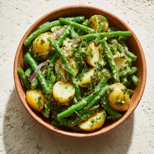 Quick Green Bean Potato Salad Recipe - Ready in 30 Minutes 9 Quick green bean potato salad ready in 30 minutes, healthy side dish