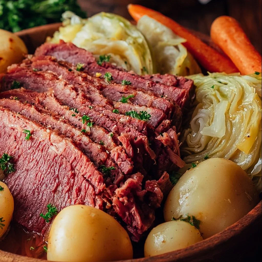 Slow Cooker Corned Beef and Cabbage