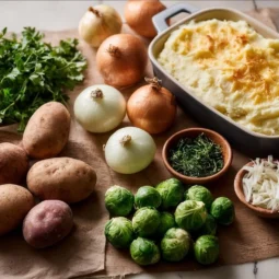 Delicious homemade colcannon, a traditional Irish mashed potatoes recipe.