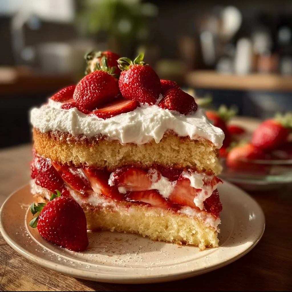 Unforgettable Strawberry Shortcake Cake in 5 Simple Steps 2 Unforgettable Strawberry Shortcake Cake in 5 Simple Steps