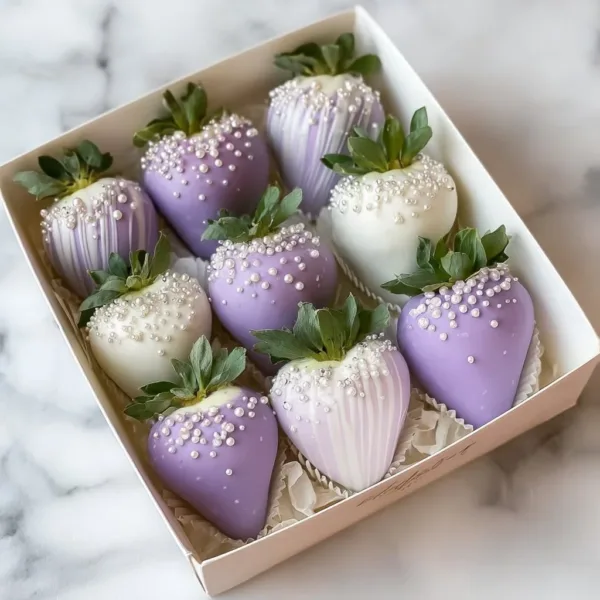 Fresh chocolate covered strawberries on a white plate
