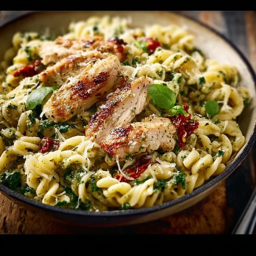 Pesto Pasta With Chicken