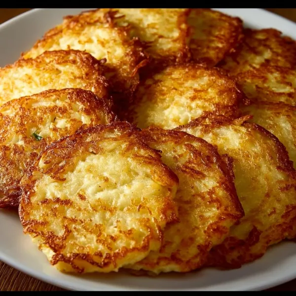 German Potato Pancakes 17 Crispy German potato pancakes served with applesauce and sour cream