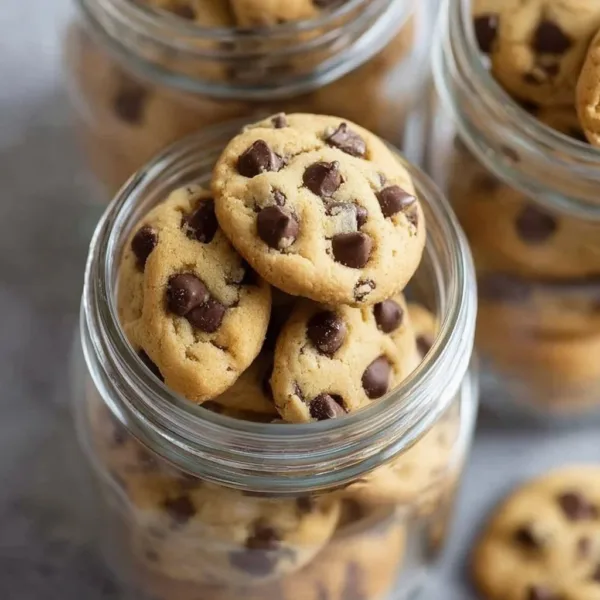 Mini Chocolate Chip Cookies 11 Bowl of mini chocolate chip cookies fresh out of the oven